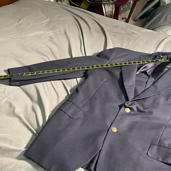 Vintage Oxxford Men's Blazer Jacket 38R 100% Wool Double Button Workwear Formal - Picture 10 of 16